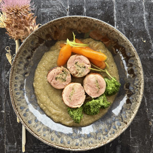 Chicken Stuffed with Dried Fruits and Vegetables