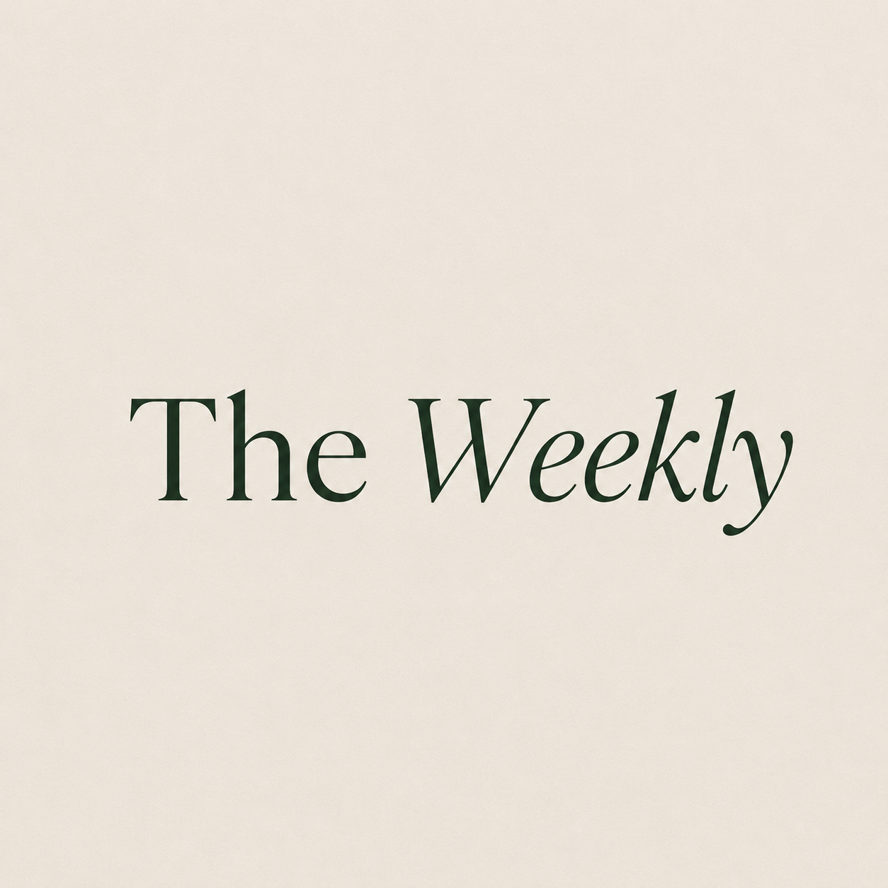  Plano de refeições semanal: The Weekly