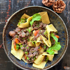 Pappardelle with Chicken Ragú