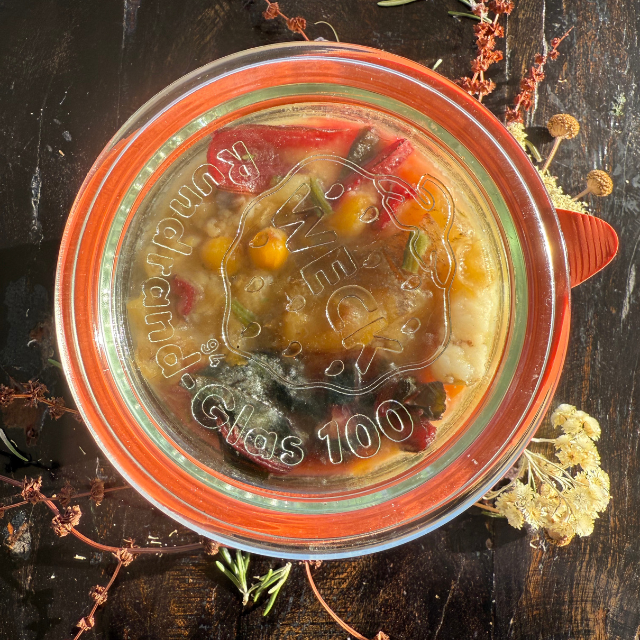 Chickpea stew with Vegetables and Cow’s trotters